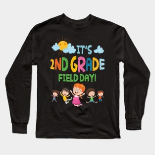 Student Senior It's 2nd Grade Field Day Class Of School 2022 Long Sleeve T-Shirt